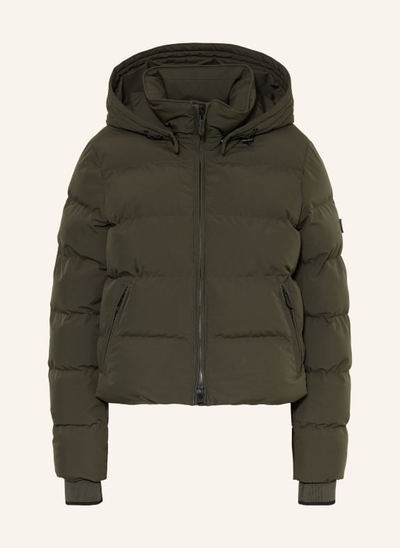 WELLENSTEYN Steppjacke GOLDMINE SHORT mit DUPONT™ SORONA®-Isolierung DUNKELGRÜN