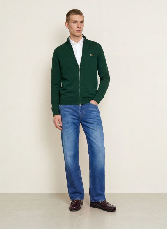 LACOSTE vest DONKERGROEN