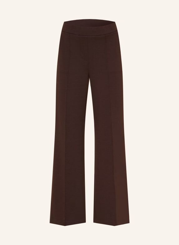 Smith & Soul Pantalon marinière en jersey MARRON FONCÉ