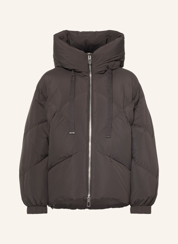 DUNO Daunenjacke PEGGIE DUNKELBRAUN