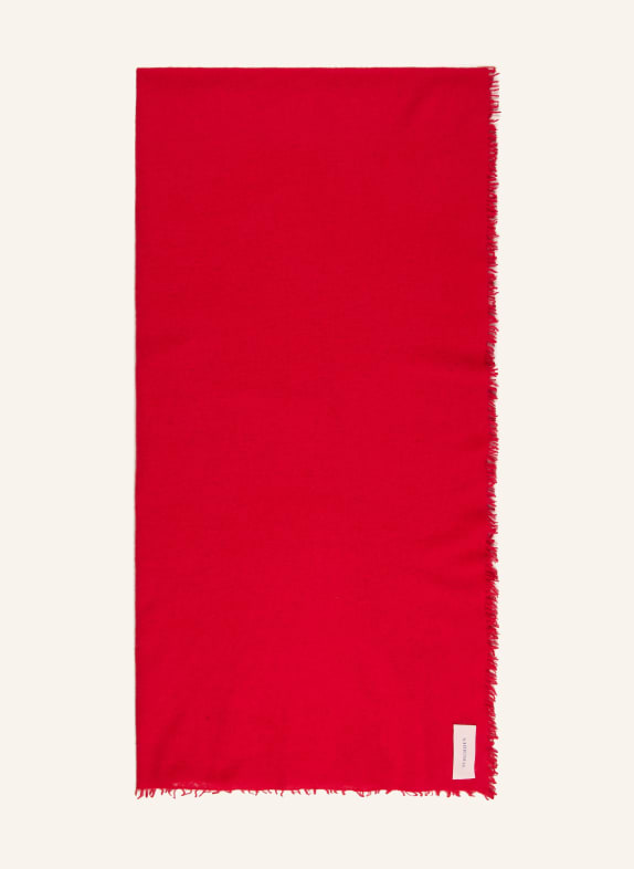 PURSCHOEN Écharpe en cachemire ROUGE