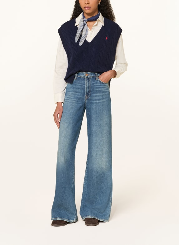 POLO RALPH LAUREN pull sans manches BLEU FONCÉ