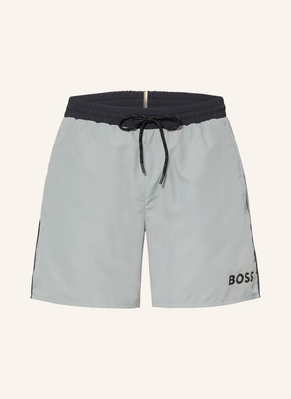 BOSS STARFISH swim shorts GRAY / BLACK