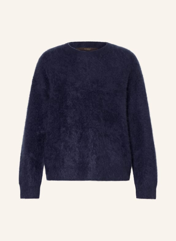 windsor. Pull en cachemire BLEU FONCÉ