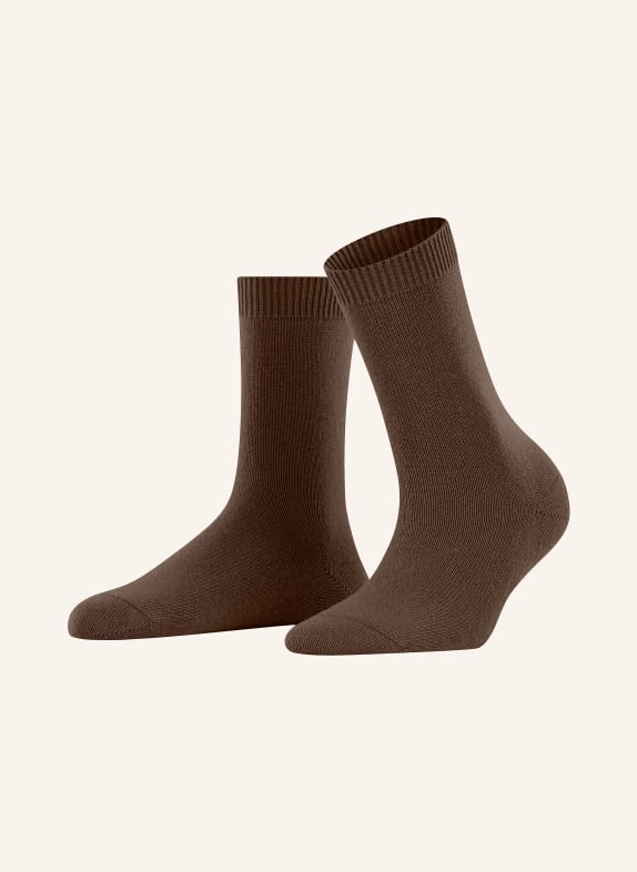 FALKE Socks COSY WOOL with merino wool 5520 CAPPUCINO