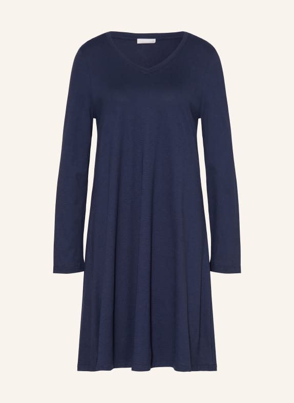 HANRO Chemise de nuit SLEEP & LOUNGE BLEU FONCÉ
