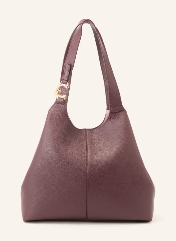 COCCINELLE Shoppers met uitneembaar Pouch BRUIN / GOUD