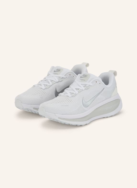 Nike VOMERO 18 running shoes WHITE / SILVER