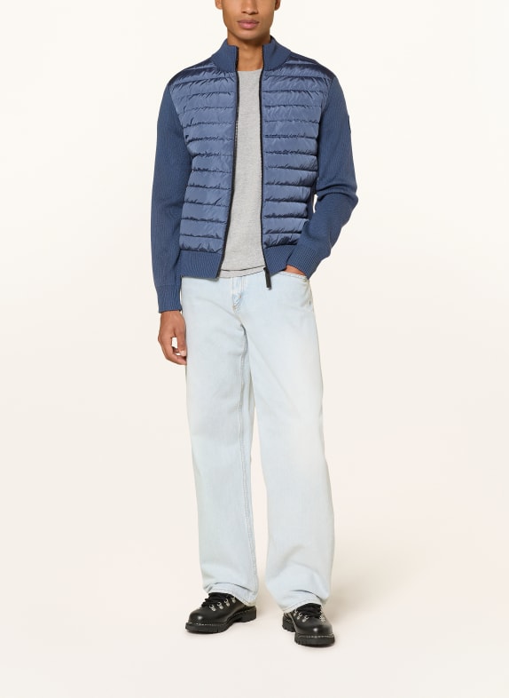 CANADA GOOSE HYBRIDGE vest in een mix van materialen BLAUWGRIJS