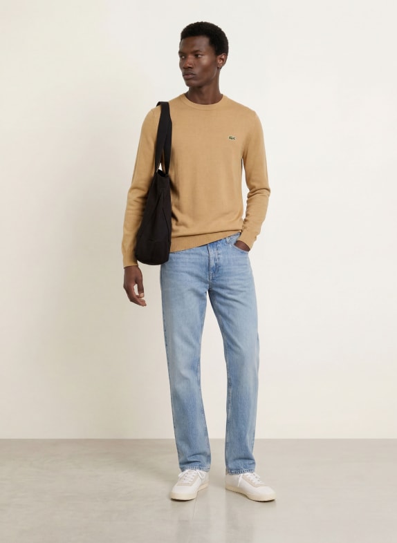 LACOSTE trui LICHTBRUIN