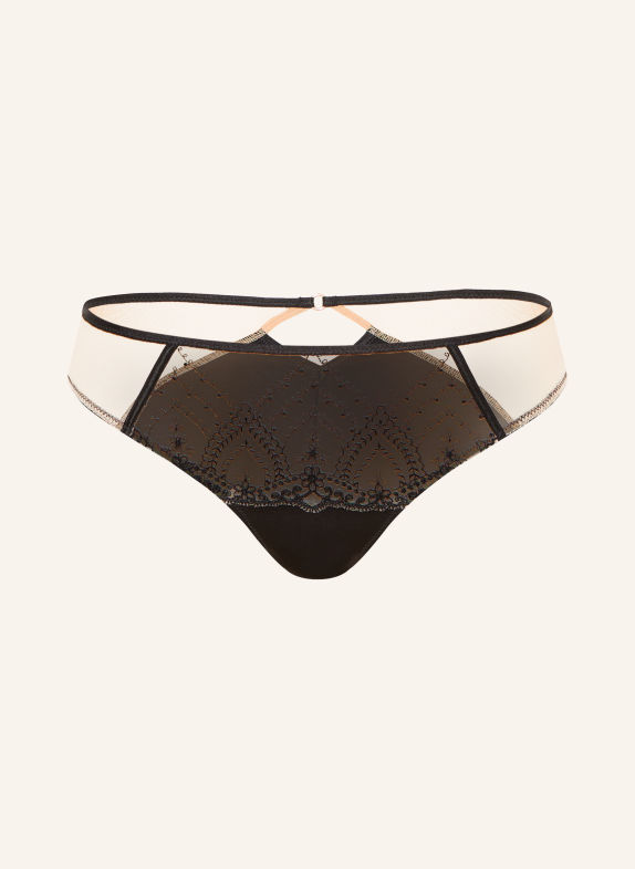 mey Slip Serie MYSTERIOUS mit Cut-out BEIGE / SCHWARZ