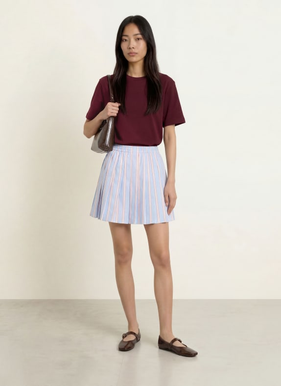 LACOSTE T-shirt DONKERROOD