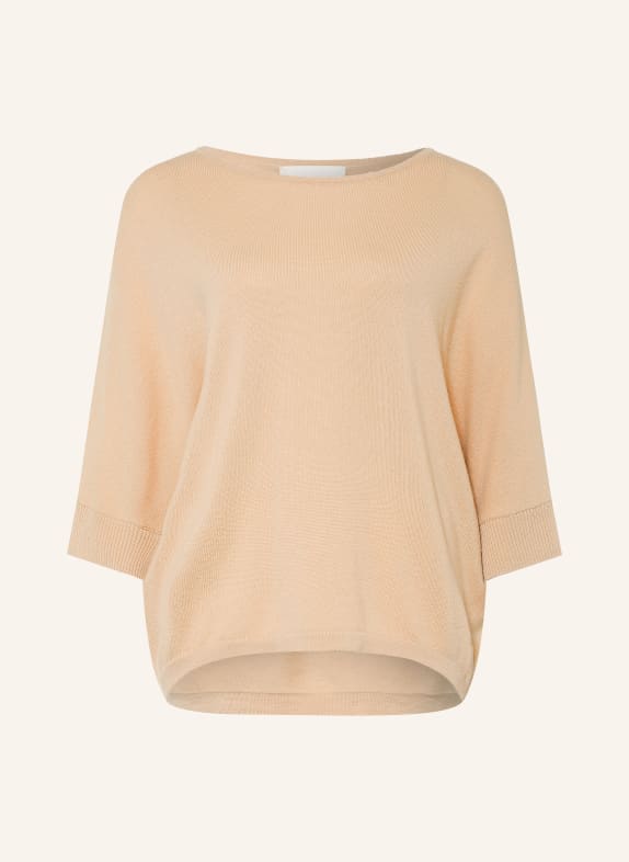 Juvia Trui BLANCA met 3/4-mouwen BEIGE