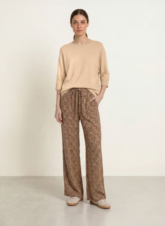 Juvia Trui BLANCA met 3/4-mouwen BEIGE