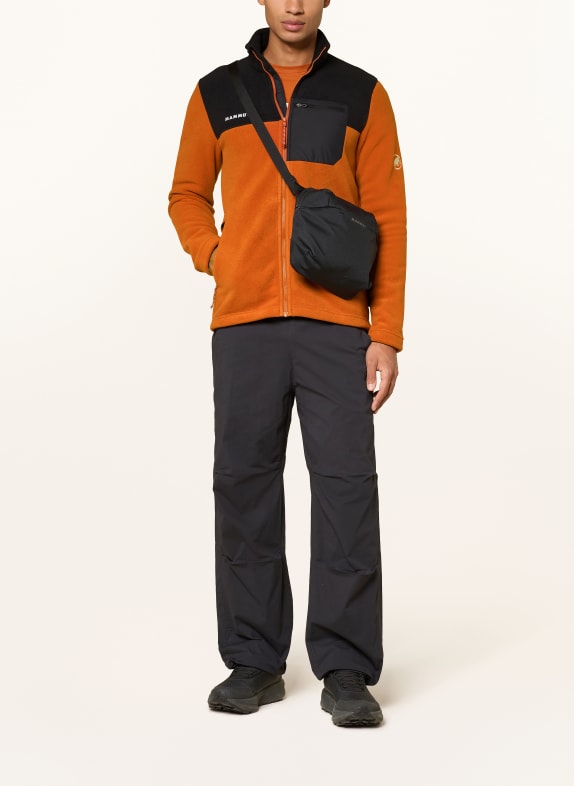 MAMMUT Fleecejack INNOMINATA DONKERORANJE / ZWART