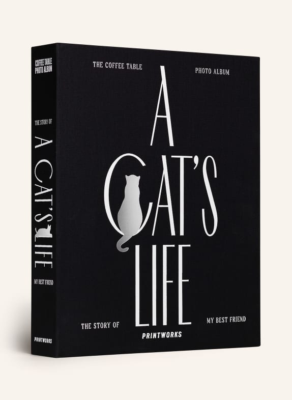PRINTWORKS Photo album A CATS LIFE BLACK
