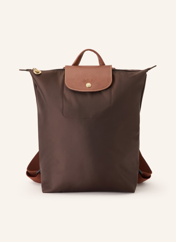 LONGCHAMP Rucksack LE PLIAGE MEDIUM DUNKELBRAUN / BRAUN
