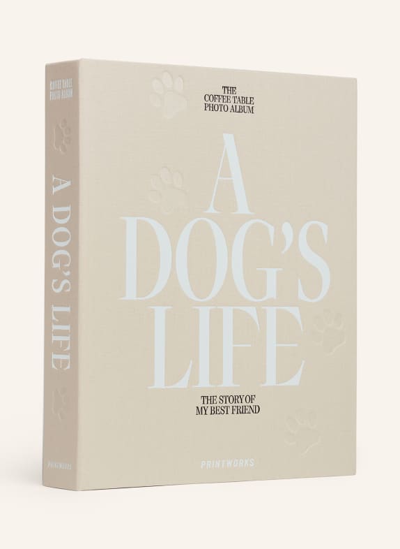 PRINTWORKS Photo album A DOGS LIFE CREAM