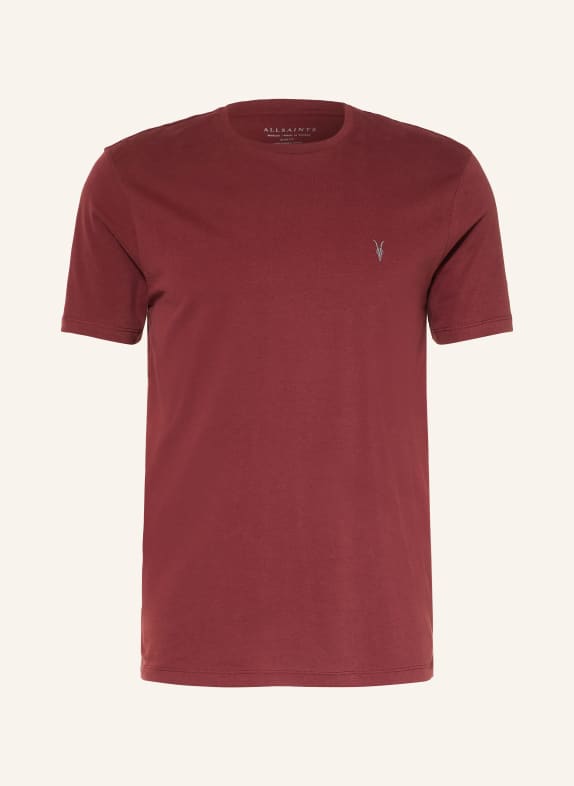 ALLSAINTS T-shirt BRACE ROUGE FONCÉ