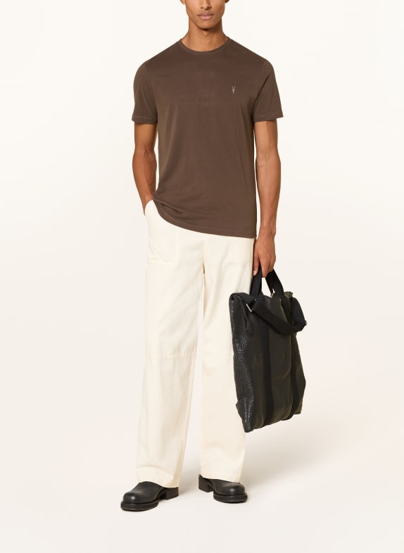 ALLSAINTS 3-pack T-shirts BRACE SS MARRON FONCÉ / CRÈME / TAUPE