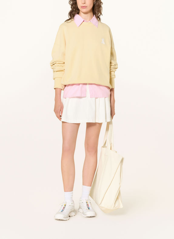 ARMEDANGELS Sweatshirt ALIZAA ECRU / GELB