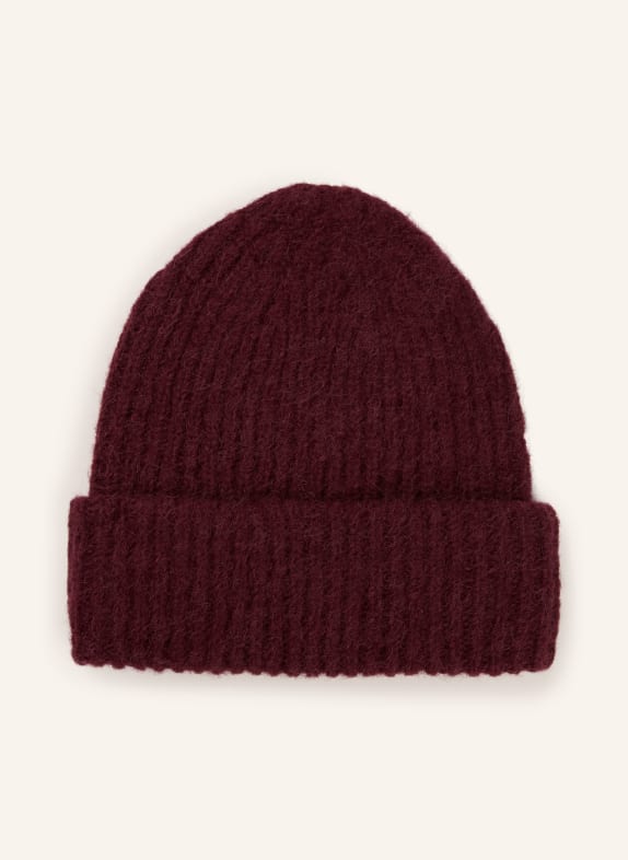 by Aylin Koenig Bonnet en alpaga NOLI ROUGE FONCÉ