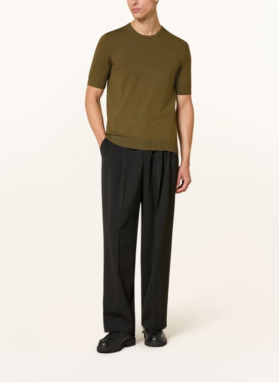 HUGO Gebreid shirt SAN CARL OLIJF