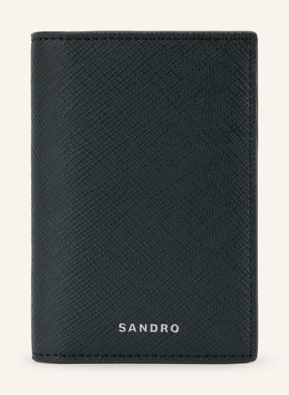 SANDRO Kartenetui DUNKELGRÜN