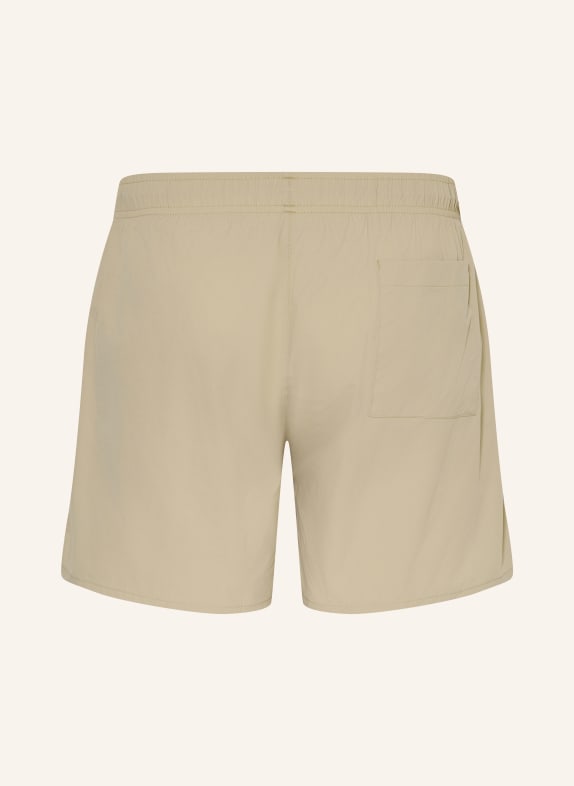 BOSS Zwembroek ICONIC LICHTGROEN / CAMEL / WIT