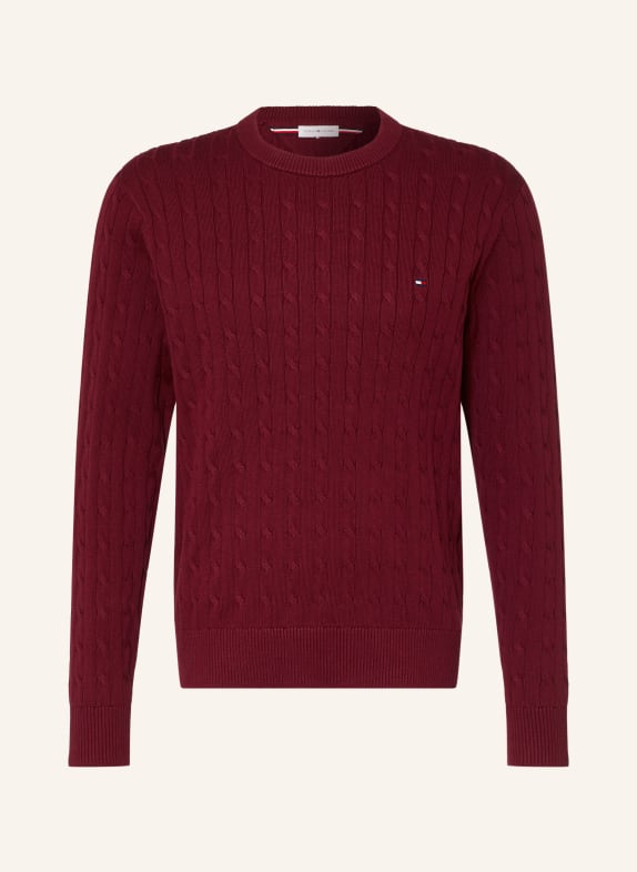 TOMMY HILFIGER Sweater DARK RED