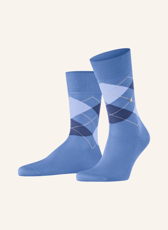 Burlington Socks MANCHESTER BLUE / DARK BLUE / LIGHT BLUE