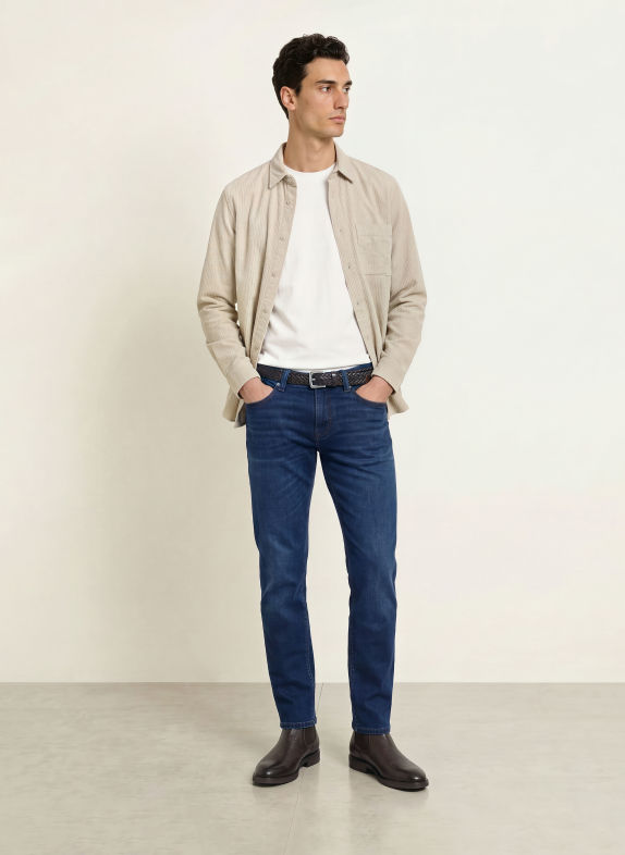 ALBERTO Jeans PIPE Regular Fit 893 NAVY
