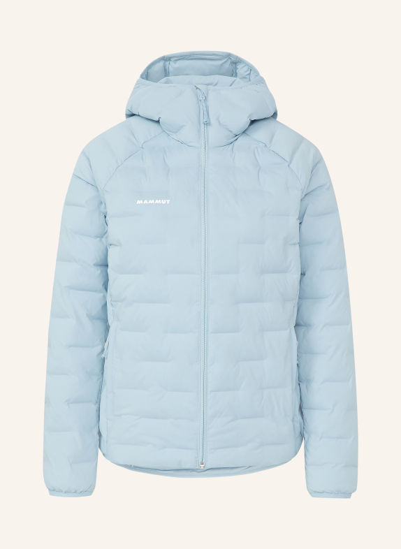 MAMMUT Quilted jacket SENDER IN LIGHT BLUE / WHITE