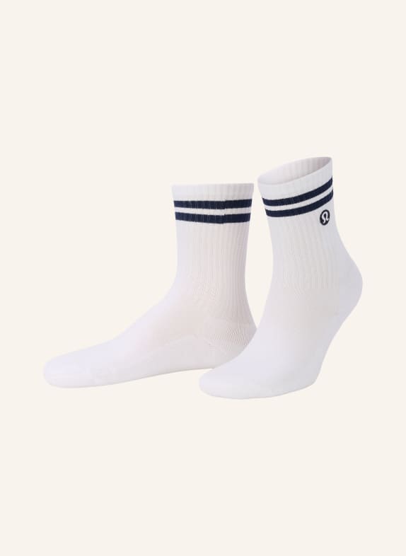 lululemon Skarpety sportowe DAILY ESSENTIAL BIAŁY / CZARNY