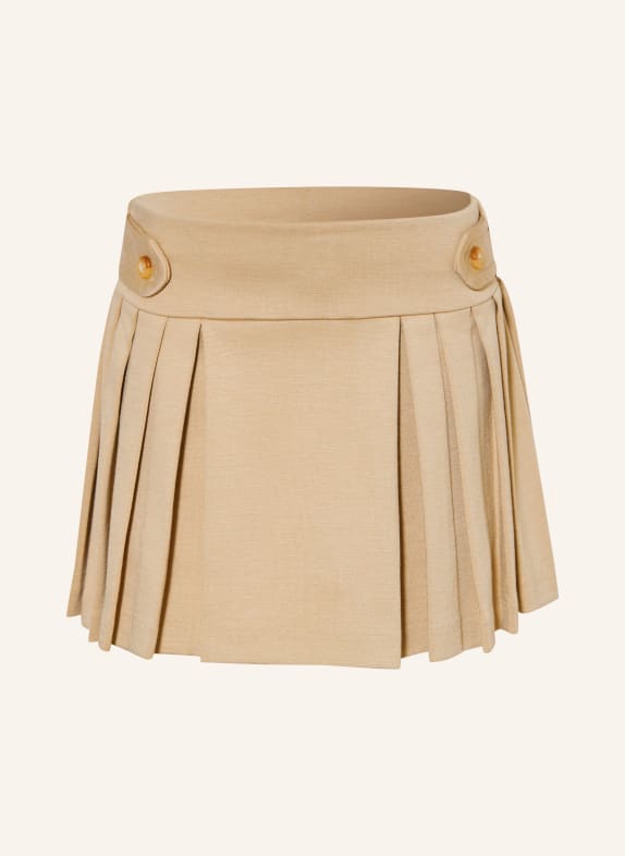 POLO RALPH LAUREN jupe plissée BEIGE
