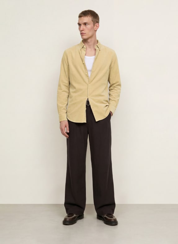 ALLSAINTS Cordoverhemd BIRCHWOOD Slim Fit LICHTBRUIN