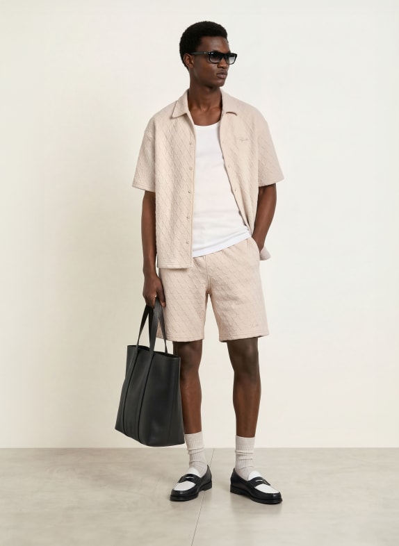 PEGADOR Korte mouwen shirt JOVREN Comfort Fit CRÈME