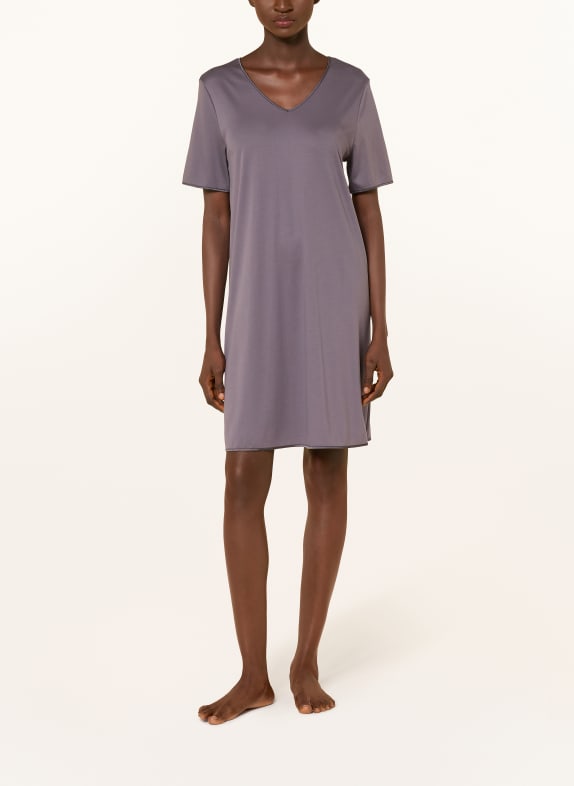 HANRO Nachthemd COTTON SILK DONKERGRIJS