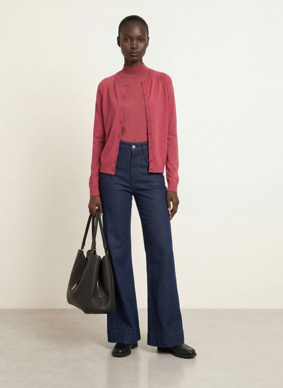 BOSS Gebreid vest FONAMI ROOD