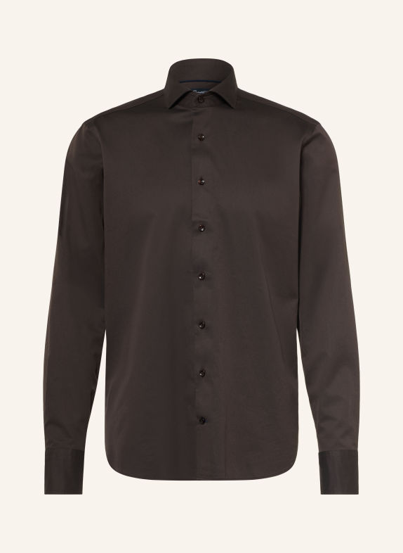 OLYMP SIGNATURE Hemd Casual tailored fit DUNKELBRAUN