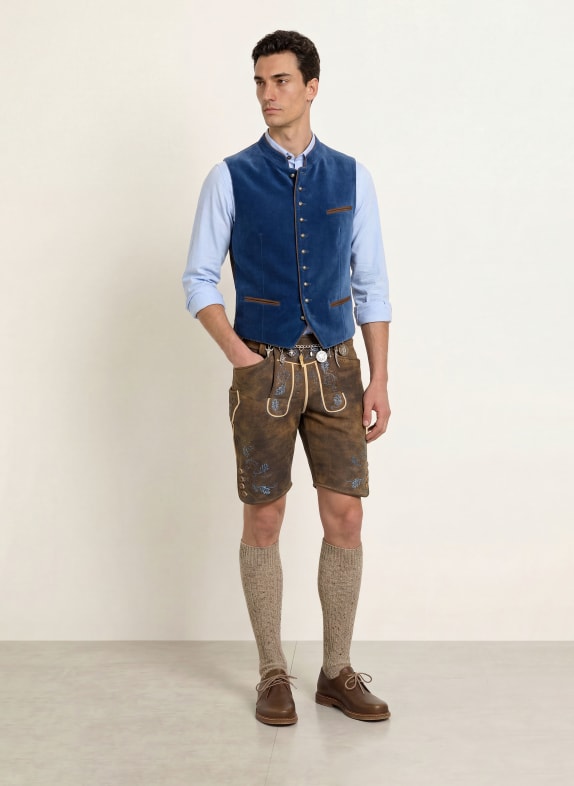 OLYMP Traditionell skjorta, casual, normal passform LJUSBLÅ