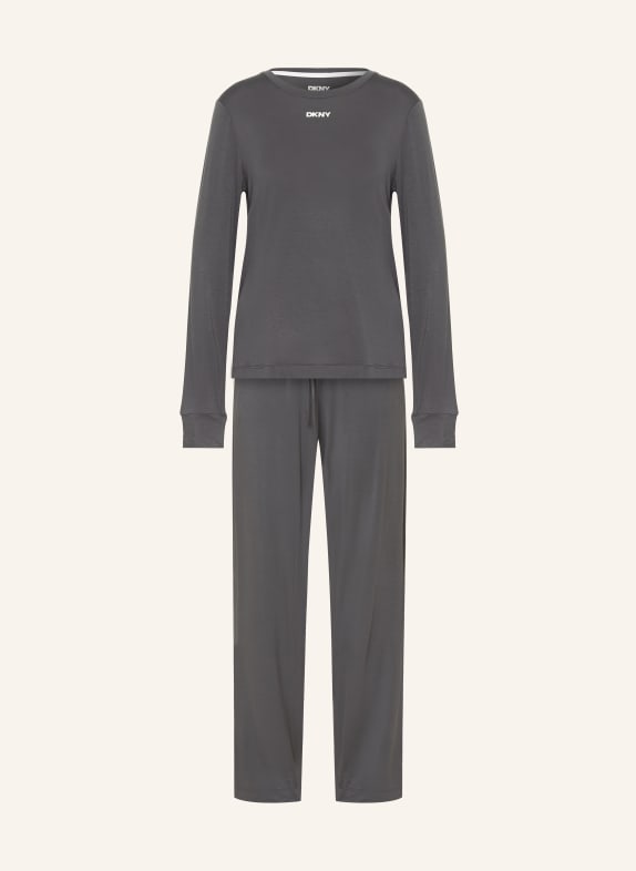 DKNY Schlafanzug NEXT GEN CLASSICS GRAU