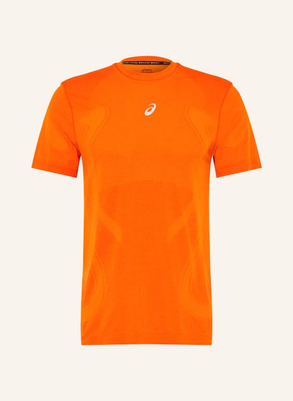 ASICS ROAD SEAMLESS SS running shirt ORANGE