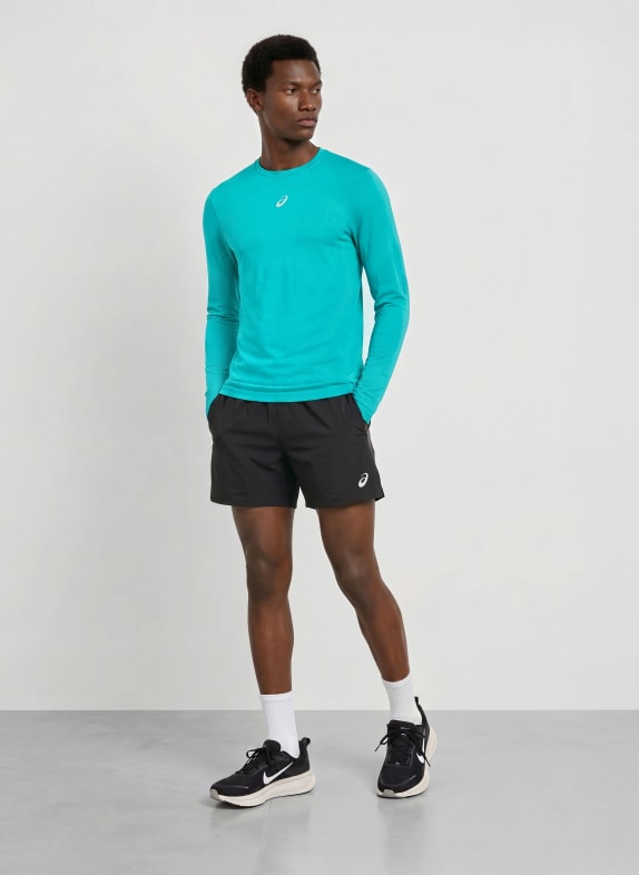 ASICS Hardloopshirt ROAD SEAMLESS LS NEONTURQUOISE
