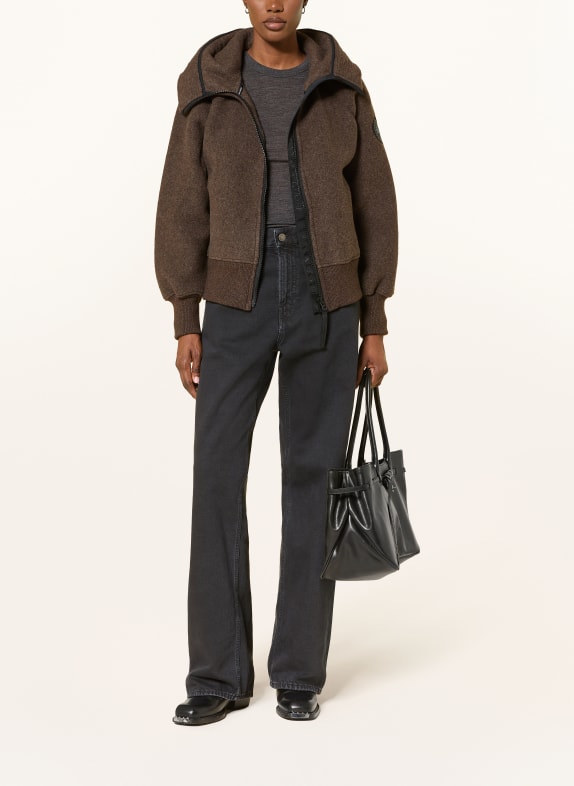 CANADA GOOSE Veste polaire CHILLYWACK MARRON FONCÉ