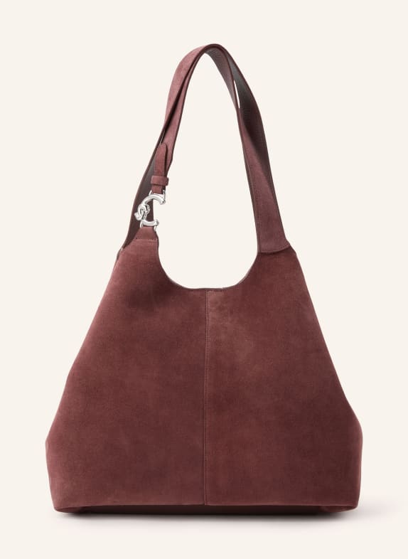 COCCINELLE Hobo-tas met etui DONKERROOD