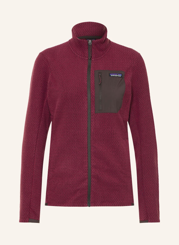 patagonia Fleecejacke R1® AIR FUCHSIA / DUNKELBRAUN