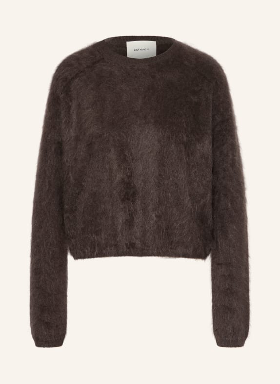 LISA YANG Cashmere-Pullover LEXIA DUNKELBRAUN