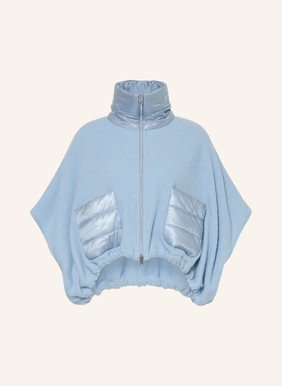 HERNO Dress in mixed materials LIGHT BLUE
