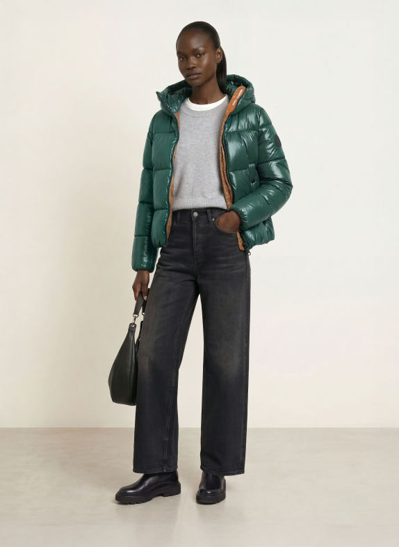 SAVE THE DUCK Steppjacke BIDDY DUNKELGRÜN